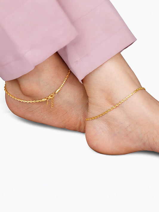 Golden Step Up Anklet