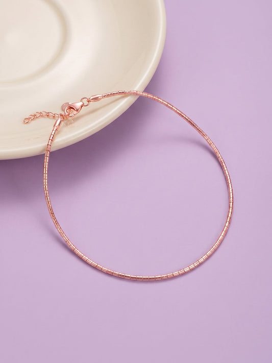 Rose Gold Novus Anklet