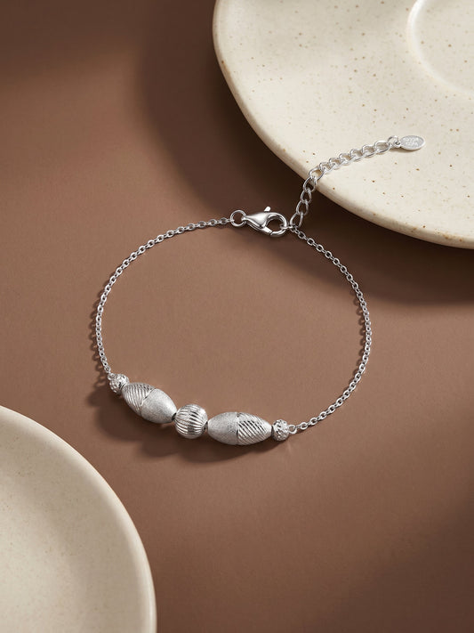Silver Rockabye Anklet