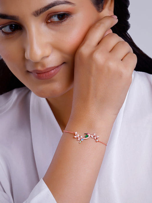 Rose Gold Lovely Bird Bracelet