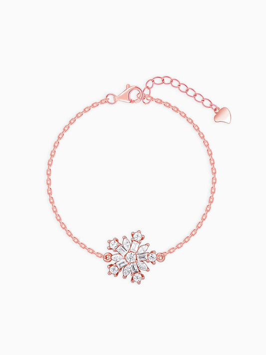 Rose Gold The Snowflake Bracelet