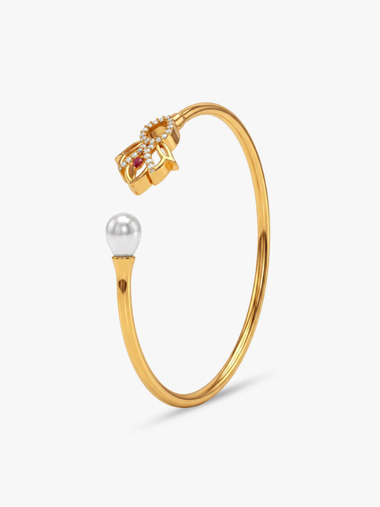 Golden Gauri Cuff Bracelet