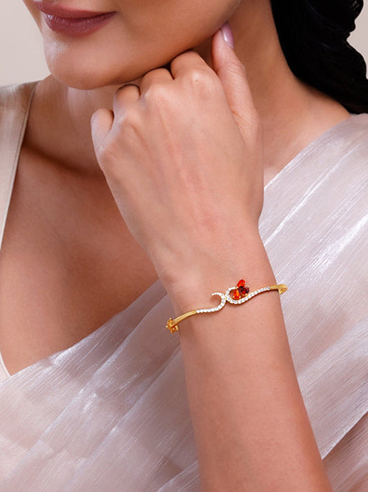 Golden Aurora Bangle Bracelet