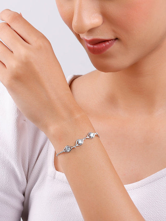 Silver Sparkling Bracelet