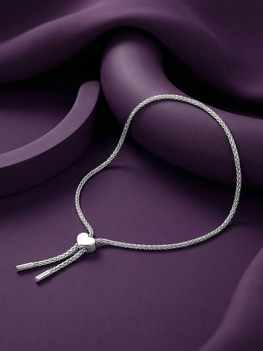 Silver Aurex Bolo Bracelet