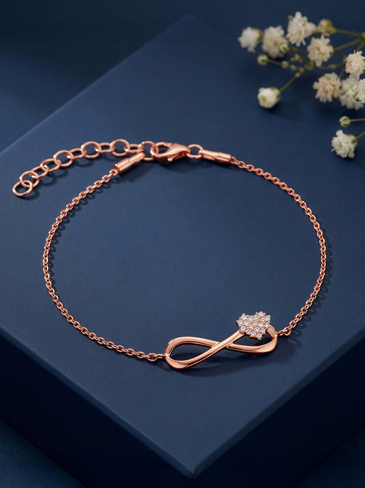 Rose Gold Love Slider Bracelet