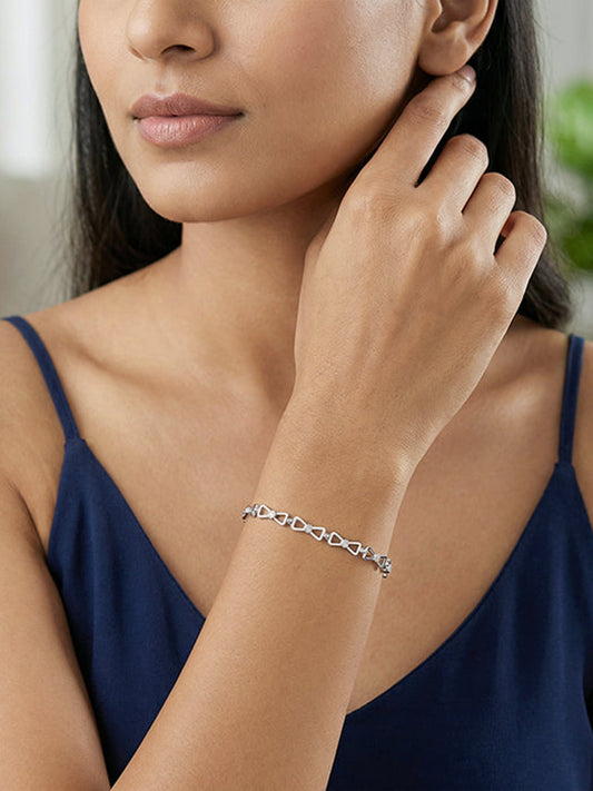 Silver Lunara Knot Bracelet