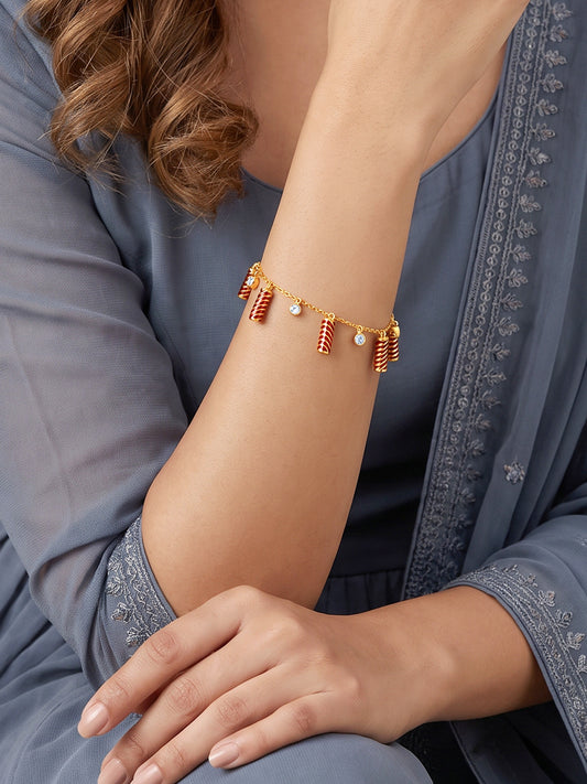 Golden Sutli Bomb Bracelet