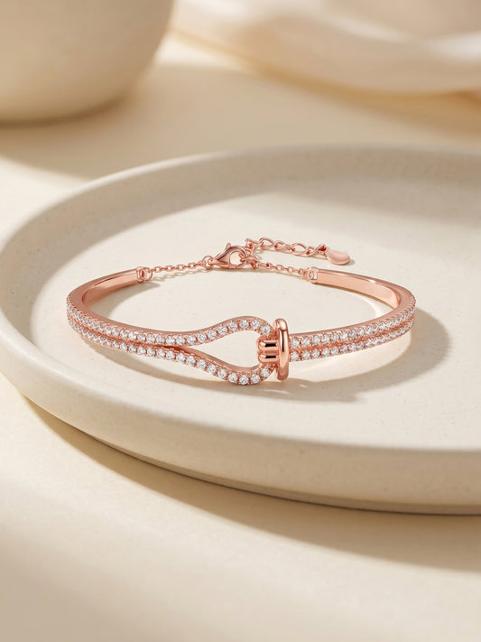 Rose Gold Knotted Feelings Bracelet