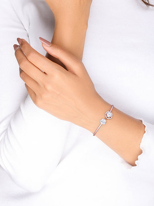 Rose Gold Dressed Like A Flower Bracelet