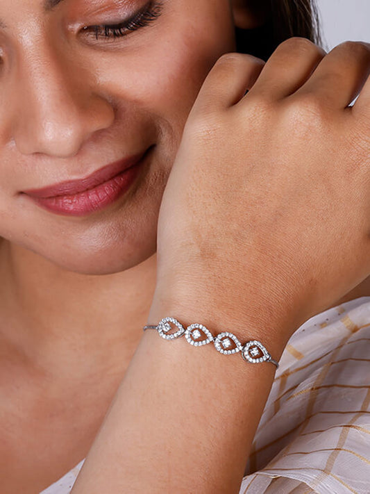 Silver Peary Love Bracelet