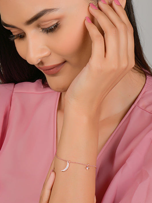 Rose Gold Love From Stars Bracelet