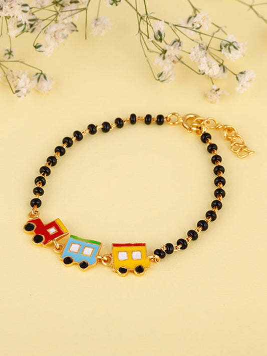 Golden Choo Choo Train Infant Bracelet (0-18 months)