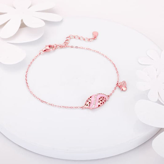 Rose Gold Winged Beauty Bracelet