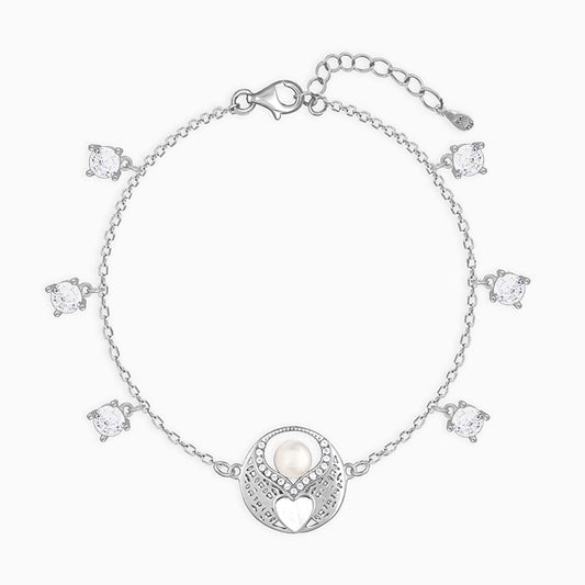 Silver Pearl Whisper Bracelet