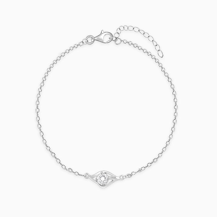 Silver Falling Dew Bracelet – GIVA - Main Image