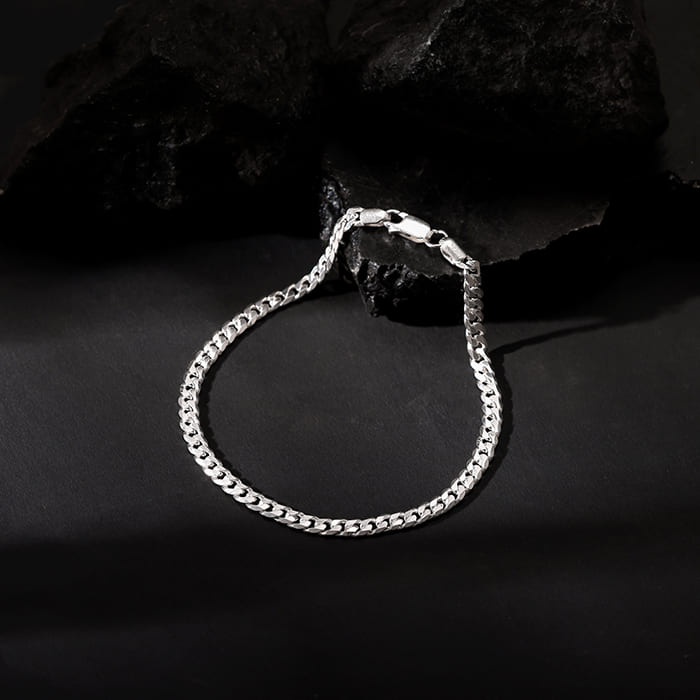 Silver Trooper Bracelet For Men 925 Silver – GIVA