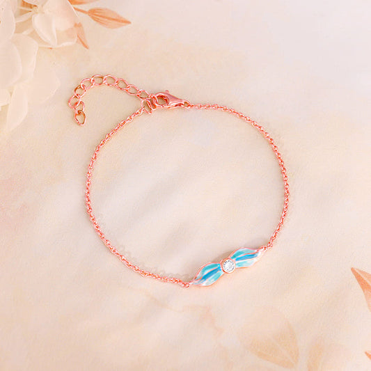 Rose Gold Wing Out Bracelet