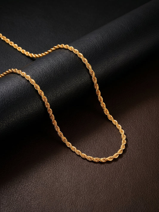 Golden Rope Chain For Him