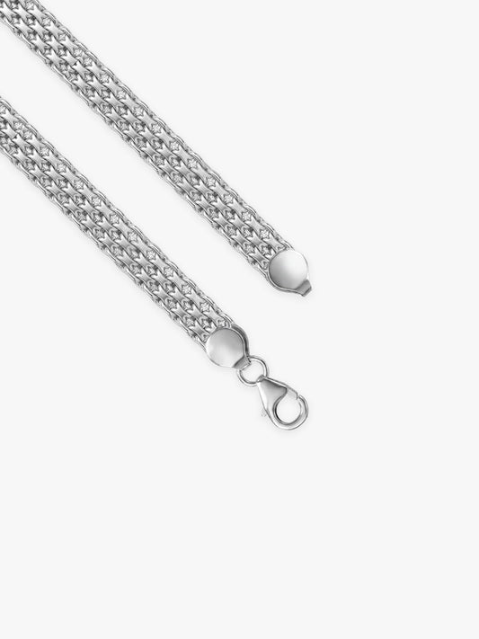 Silver Mesh Chain for Him