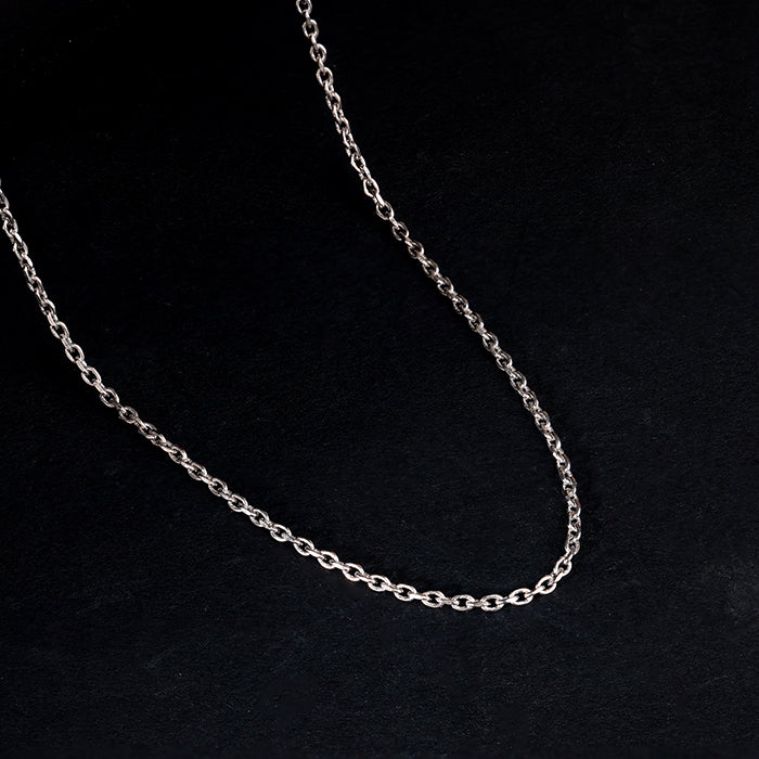 Purchase Silver Subtle Link Chain For Him Online GIVA Jewellery