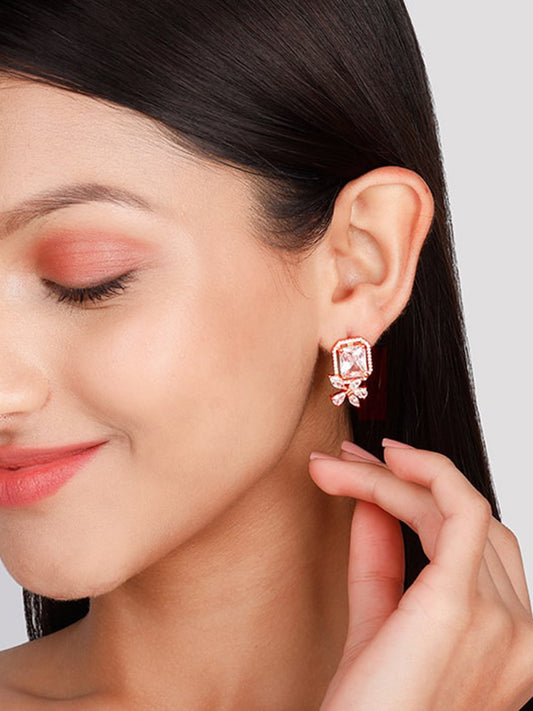 Rose Gold Nature's Artistry Earrings
