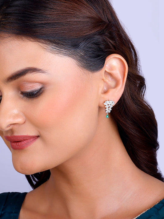 Silver Party Wear Earrings