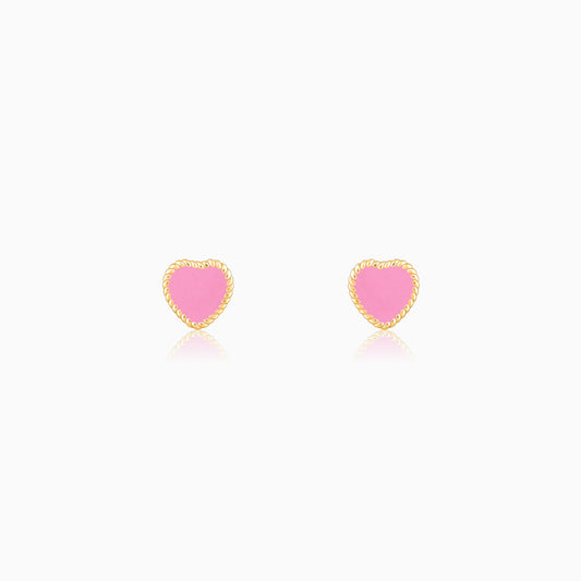 Golden Heartwarming Earrings