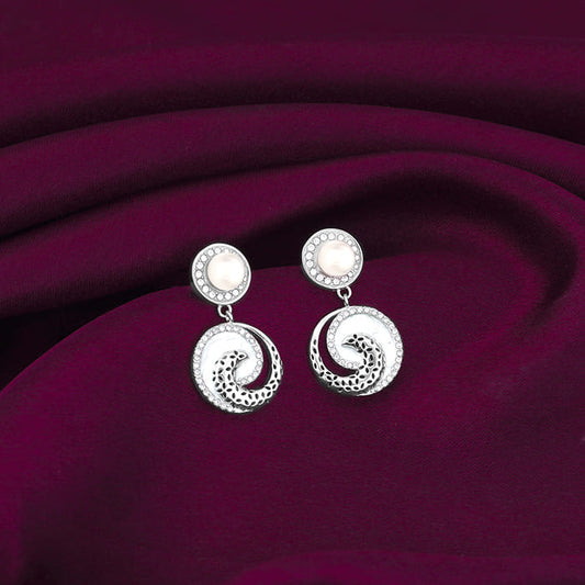 Silver Rising Tide Earrings