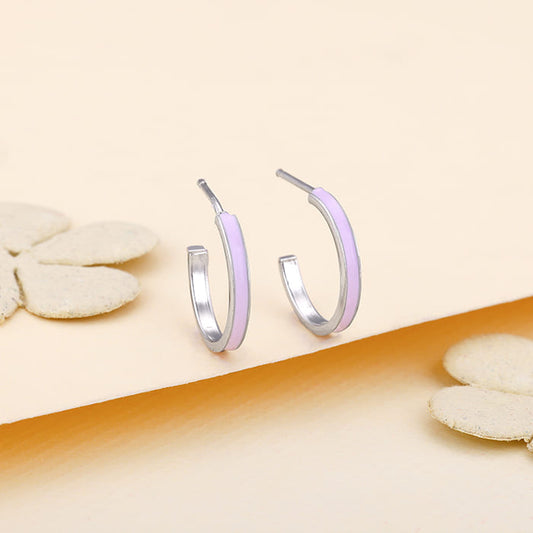 Silver Pixie Kids Hoop Earrings (4-12 yrs)