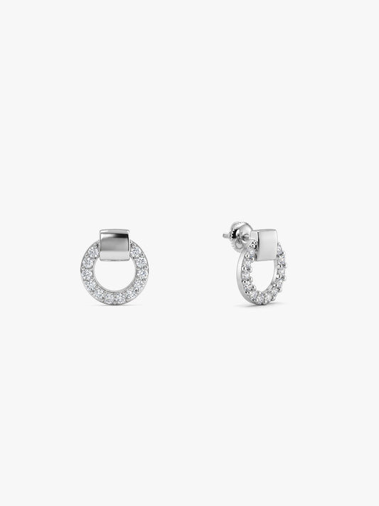 Silver Special Orb Earrings