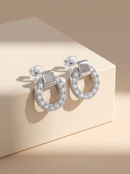 Silver Special Orb Earrings