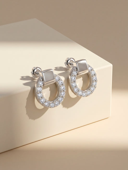 Silver Special Orb Earrings