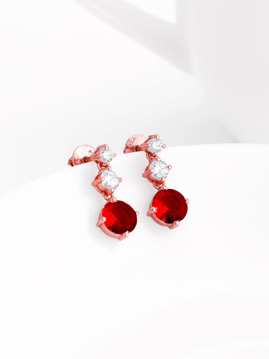 Rose Gold Lovely Earrings