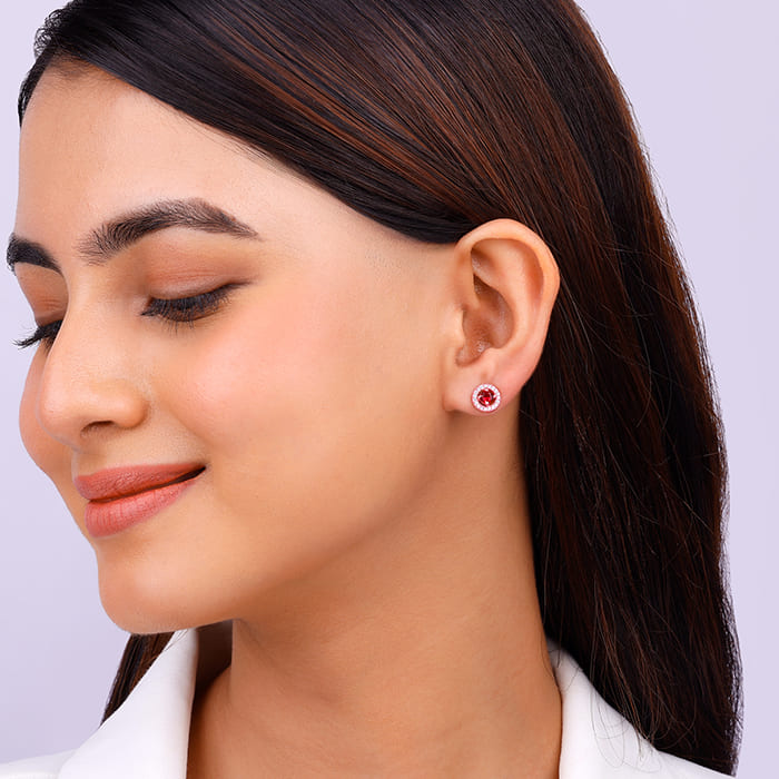 Rose Gold One And Only Earrings