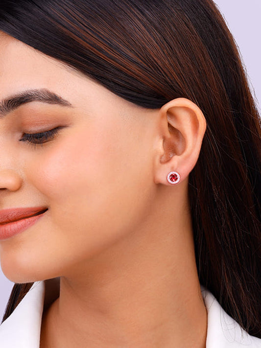 Rose Gold One And Only Earrings