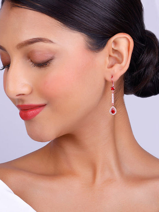 Rose Gold Always Love Earrings