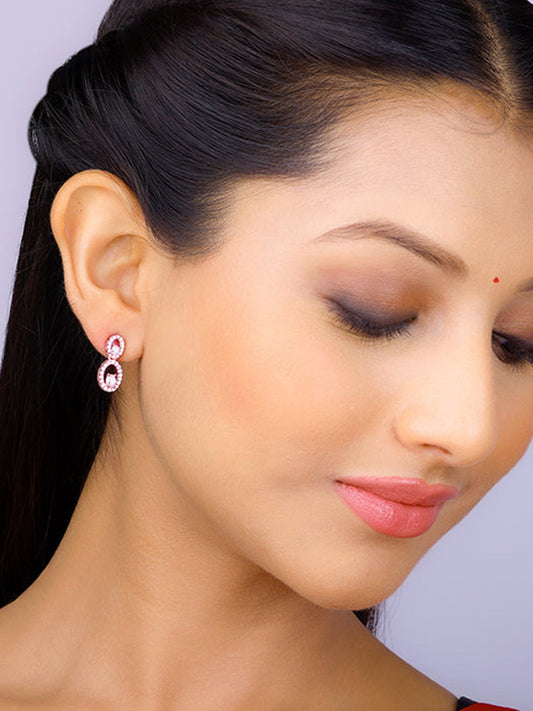 Rose Gold Eternal Love Earrings