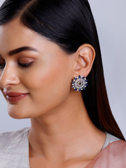Silver Flourishing Earrings