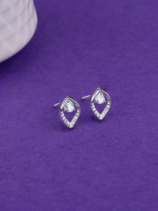 Silver Bling Queen Earrings