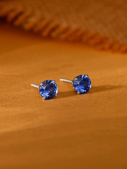 Silver Oceanic Studs