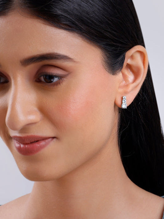 Silver Spark Snazz Earrings