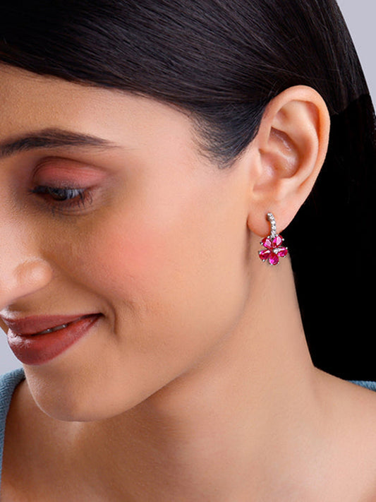 Silver Floral Perfect Earrings