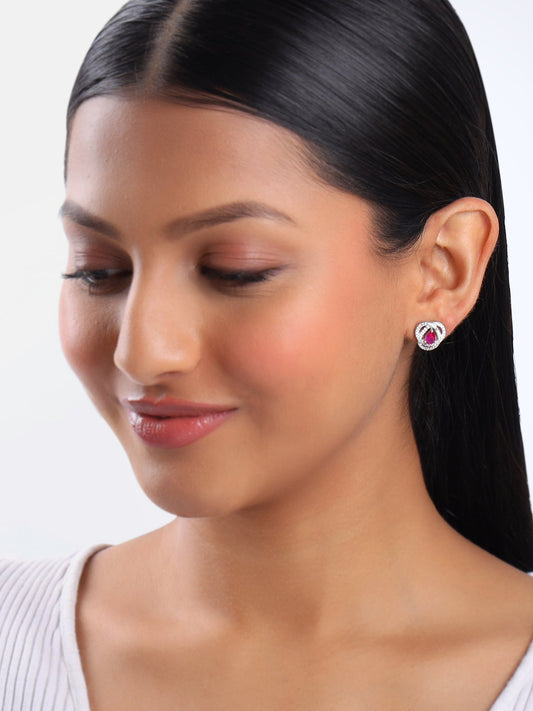 Silver Sophia Studs