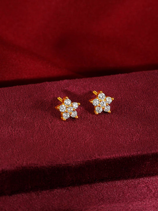 Golden Marilyn Studs