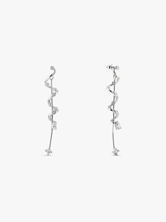 Silver All My Life Dangler Earrings
