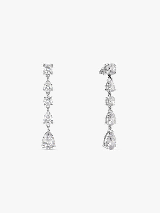 Silver The Nights Dangler Earrings