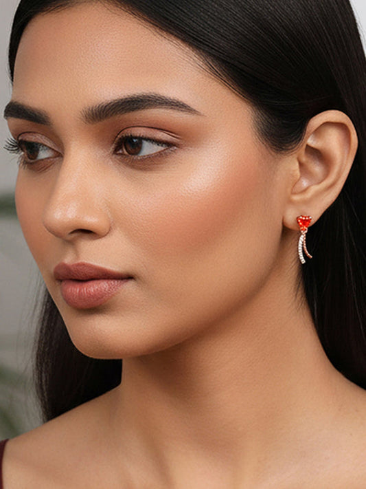 Rose Gold Sway With Me Earrings