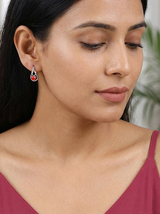 Silver Silent Vows Earrings