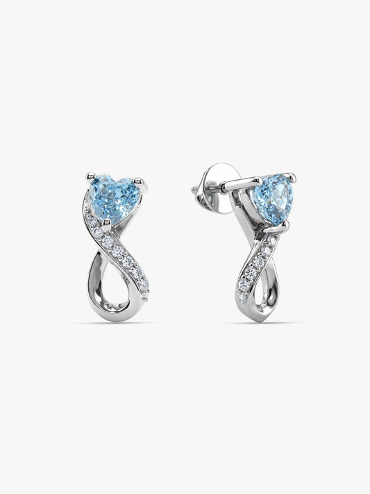 Silver Endlessly Yours Earrings